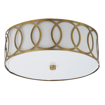Aria Metal LED Flush Mount - JONATHAN Y